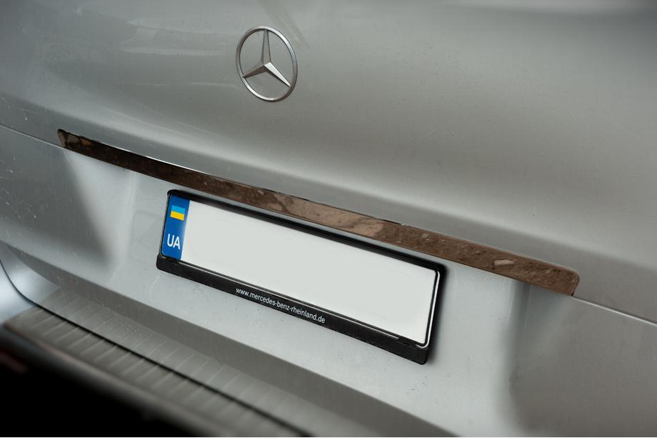 Mercedes Vito/V-class W447 2014- Heckstoßstangenschutz OmsaLine Edelstahl Matt Foto 8
