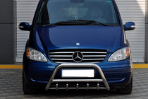 Mercedes Viano 2004-2014 Frontbügel WT003/004 (Edelstahl) Foto 6