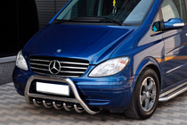 Mercedes Viano 2004-2014 Frontbügel WT003/004 (Edelstahl) Foto 7