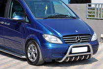 Mercedes Viano 2004-2014 Frontbügel WT003/004 (Edelstahl) Foto 10