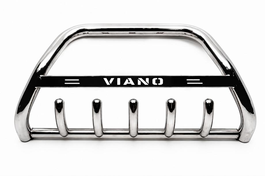 Mercedes Viano 2004-2014 Frontbügel WT003/004 (Edelstahl) 60mm, ohne Schriftzug Foto 3