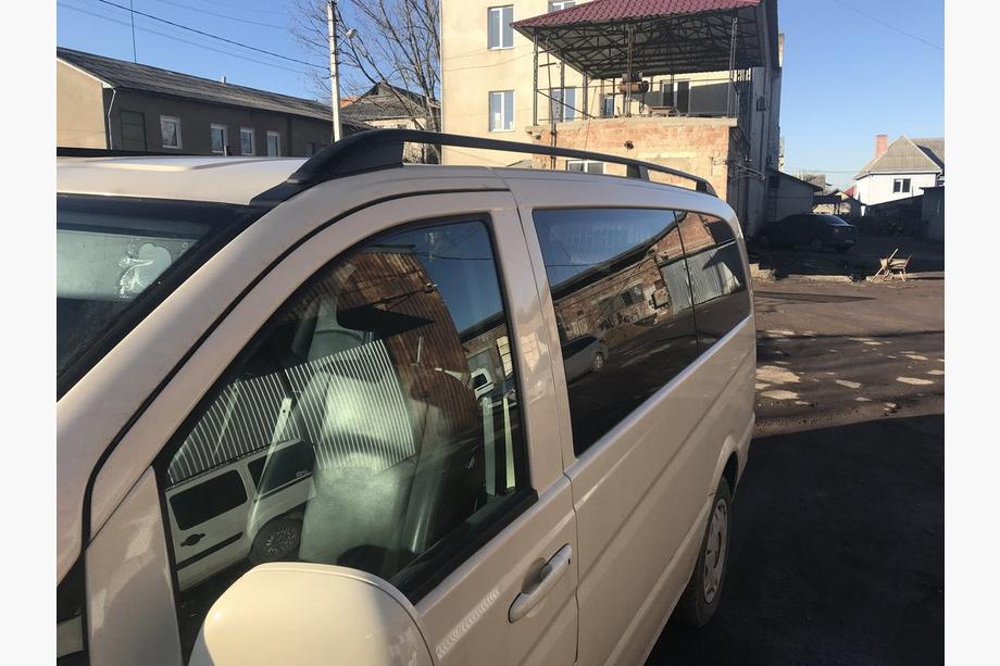 Mercedes Viano 2004-2014 Schwarze Dachreling Skyport (Vollmetall) Langer Radstand (EXTRALONG) Foto 25