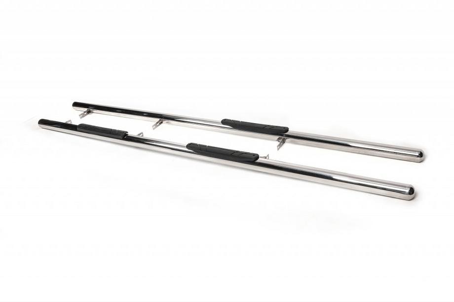 Mercedes Viano 2004-2014 Seitliche Rohre BB002 (2 Stk., Edelstahl) d60, langer Radstand (L3) Foto 2