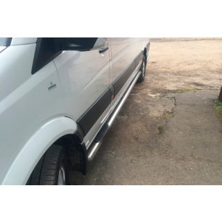Seitliche Rohre (2 Stk., Edelstahl) Mercedes Sprinter W906 2006–2018 Foto 2
