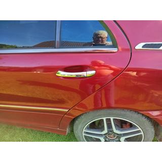 Chrom Türgriffblenden (4 Stk, Edelstahl) Mercedes E-class W211 2002-2009 Foto 3
