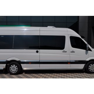 Seitliche Rohre (2 Stk., Edelstahl) Volkswagen Crafter 2006-2016 Foto 3