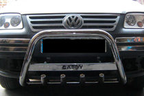 Volkswagen Caddy 2004-2010 Frontbügel WT003 (Edelstahl) Foto 5