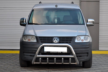 Volkswagen Caddy 2004-2010 Frontbügel WT003 (Edelstahl) Foto 8