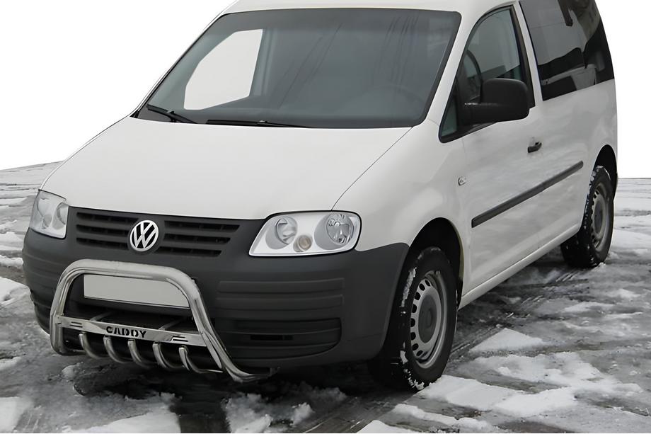 Volkswagen Caddy 2004-2010 Frontbügel WT003 (Edelstahl) Image