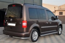 Volkswagen Caddy 2010-2015 Seitliche Rohre BB001 (2 Stk., Edelstahl) Foto 4