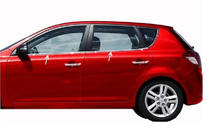Kia Ceed 2007-2012 Fensterzierleisten Edelstahl (4 Stk.) Foto 1