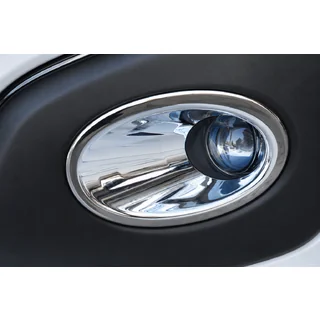 Nebelscheinwerfer Blenden mit Vertiefung (2 Stk, Kunststoff) Nissan Qashqai 2010-2014 Foto 3