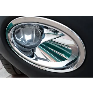 Nebelscheinwerfer Blenden mit Vertiefung (2 Stk, Kunststoff) Nissan Qashqai 2010-2014 Foto 4