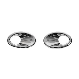Nebelscheinwerfer Blenden mit Vertiefung (2 Stk, Kunststoff) Nissan Qashqai 2010-2014 Foto 2