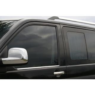 Fensterzierleisten vorne (2 Stk, Edelstahl) Volkswagen T5 Multivan 2003–2010 Foto 1