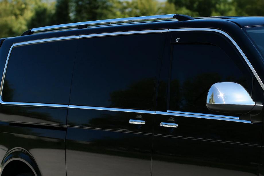 Volkswagen T5 Caravelle 2004-2010 Fensterzierleisten komplett (14-tlg, Edelstahl) Image