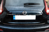 Nissan Juke 2010-2019 Chromleiste über dem Kennzeichen (Edelstahl) OmsaLine - Italienischer Edelstahl Foto 1