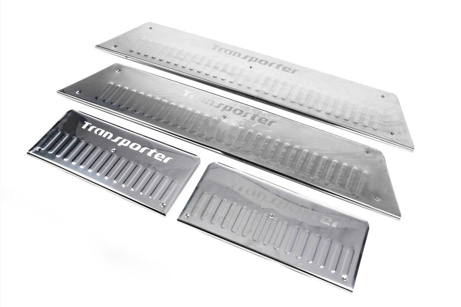 Volkswagen T5 2010-2015 Einstiegsleisten innen Carmos Edelstahl 3-Türer, Multivan Foto 6