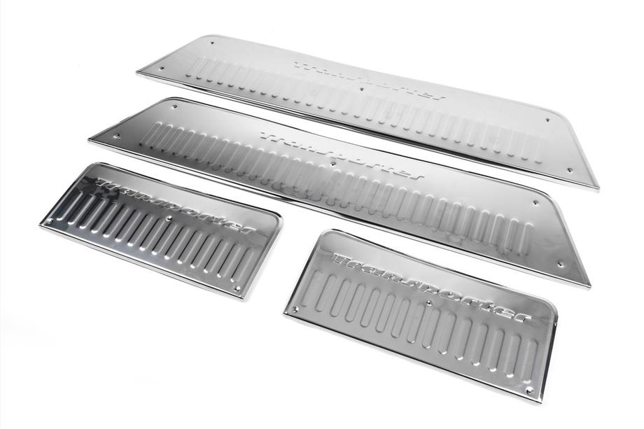 Volkswagen T5 2010-2015 Einstiegsleisten innen Carmos Edelstahl 3-Türer, Multivan Foto 3