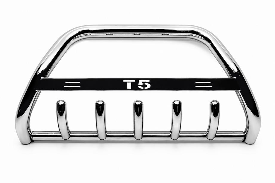 Volkswagen T5 2010-2015 Frontbügel WT003 (Edelstahl) 60 mm, mit Schriftzug Foto 5
