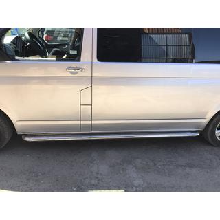Seitenschweller Premium (2 Stk., Edelstahl) Volkswagen T5 2010-2015 Foto 3