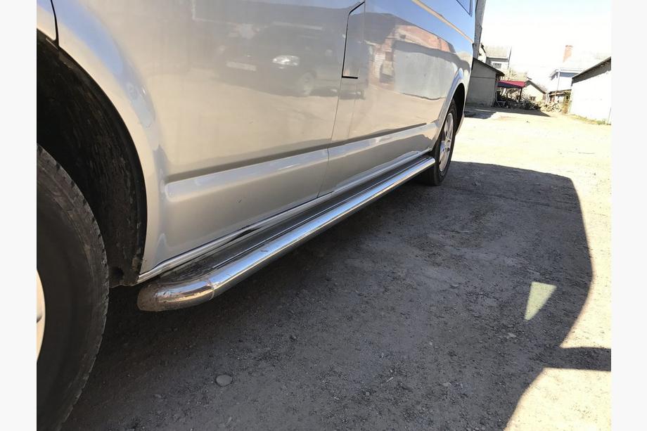 Volkswagen T5 2010-2015 Seitenschweller Premium (2 Stk., Edelstahl) 60 mm, langer Radstand Foto 4