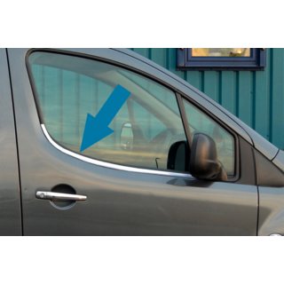 Fensterrahmen Blenden (2 Stk., Edelstahl) Peugeot Partner Tepee 2008-2018 Foto 1