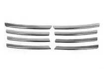 Volkswagen Passat B5 1997-2005 Chrom Kühlergrill Abdeckungen (Edelstahl) Foto 2