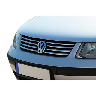 Chrom Kühlergrill Abdeckungen (Edelstahl) Volkswagen Passat B5 1997-2005 Foto 1
