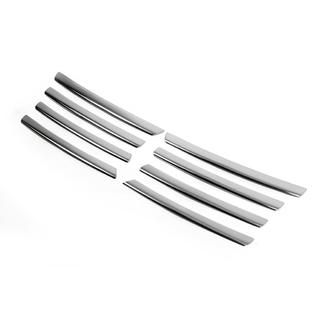Chrom Kühlergrill Abdeckungen (Edelstahl) Volkswagen Passat B5 1997-2005 Foto 3