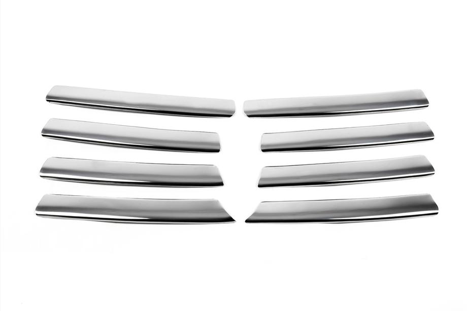 Volkswagen Passat B5 1997-2005 Chrom Kühlergrill Abdeckungen (Edelstahl) 1996-2001, Carmos - Türkischer Stahl Foto 4