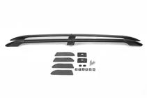 Volkswagen Touareg 2002–2010 Dachreling Schwarz (türkisches Design) Metallfüße Foto 2