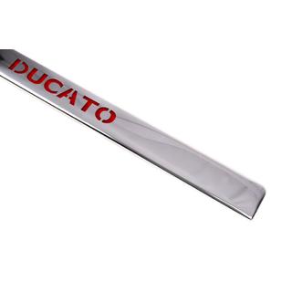 LED Leiste über dem Kennzeichen (Edelstahl) Fiat Ducato 2006-2025 Foto 4