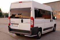 Citroen Jumper 2007-2025 Hintere Eckschutzrohre AK003 (2 Stk., Edelstahl) Foto 3