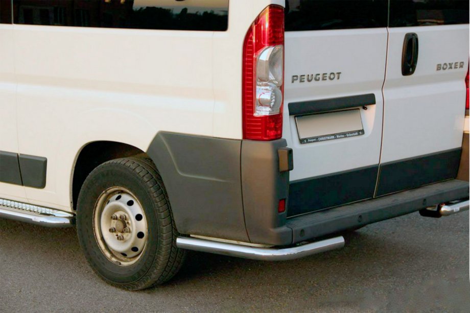 Citroen Jumper 2007-2025 Hintere Eckschutzrohre AK003 (2 Stk., Edelstahl) Image