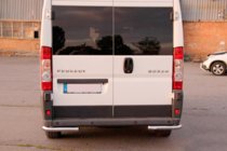 Peugeot Boxer 2006-2025 Hintere Eckschutzrohre AK003 (2 Stk., Edelstahl) Foto 2
