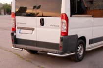Peugeot Boxer 2006-2025 Hintere Eckschutzrohre AK003 (2 Stk., Edelstahl) Foto 4