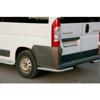 Hintere Eckschutzrohre AK003 (2 Stk., Edelstahl) Peugeot Boxer 2006-2025 Foto 1