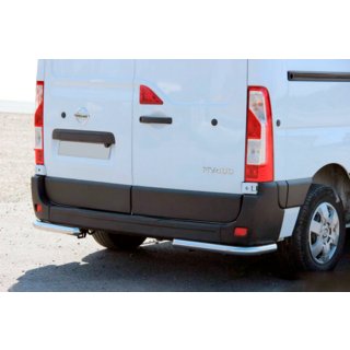 Hintere Eckschutzrohre AK003 (2 Stk., Edelstahl) Opel Movano 2010-2021 Foto 1