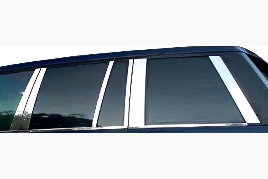 Range Rover III L322 2002-2012 Edelstahl Türsäulen Zierleisten (14 Stk) Foto 3