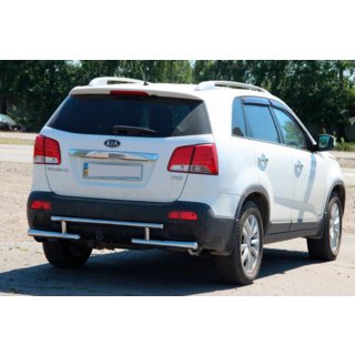 Heckschutzbügel AK002-2 (Edelstahl) Kia Sorento II XM 2009-2014 Foto 4