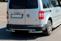 Volkswagen Caddy 2004-2010 Heckbügel AK003-2 (2 Stk., Edelstahl) Foto 1