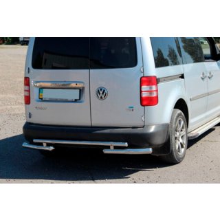 Heckbügel AK003-2 (2 Stk., Edelstahl) Volkswagen Caddy 2004-2010 Foto 1