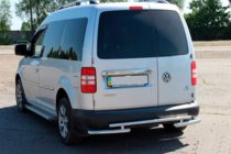 Volkswagen Caddy 2010-2015 Heckbügel AK003-2 (2 Stk., Edelstahl) Foto 4
