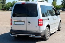 Volkswagen Caddy 2010-2015 Heckbügel AK003-2 (2 Stk., Edelstahl) Foto 2