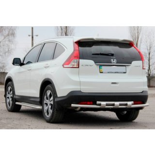 Heckbügel AK002-doppelt (Edelstahl) Honda CRV 2012-2016 Foto 3