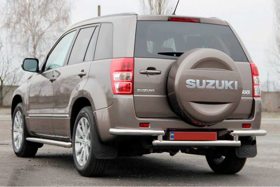 Suzuki Grand Vitara 2005-2017 Heckschutz AK003-2 (Edelstahl) Foto 1