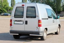 Citroen Jumpy 1996-2007 Hintere doppelte Eckschutzrohre AK003-doppelt (Edelstahl) Foto 2