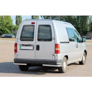 Hintere doppelte Eckschutzrohre AK003-doppelt (Edelstahl) Peugeot Expert 1995-2007 Foto 4