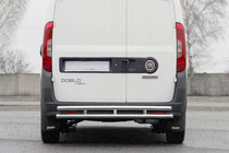 Fiat Doblo II 2010-2022 Heckbügel AK002/1-Doppelt (Edelstahl) Foto 1